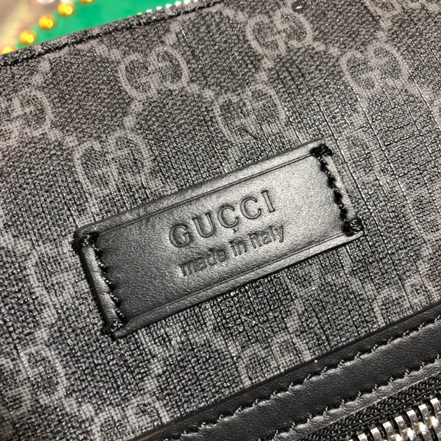 Gucci專櫃款男包 474137 古馳男斜挎包 gucci雙G帆布郵差包  gqy2080